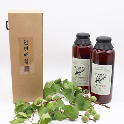 천년매실 매실청, 2병, 1L