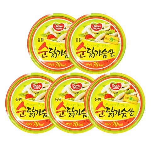 동원 순닭가슴살 135g x 5캔