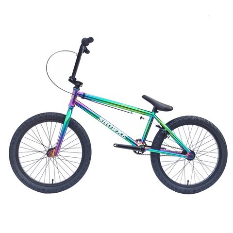 고성능 20인치 익스트림 입문용 초보자용 묘기자전거 묘기용자전거, 밝은 색