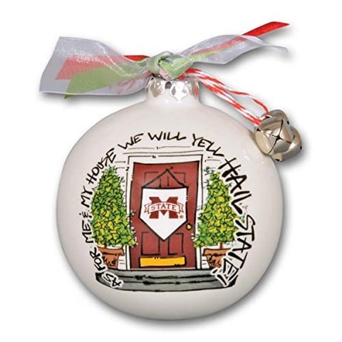 As For Me And My House Holiday Ornament (Mississippi State Bulldogs) (Mississippi State Bulldogs), Mississippi State Bulldogs