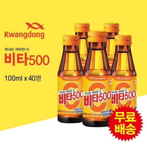 광동제약 비타500(100ml*40병), 40병