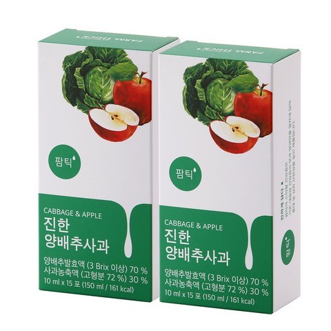 팜틱 진한 양배추사과 건강즙, 10ml, 30개