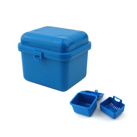 GANAHOME 틀니보관함 틀니 케이스 상자 세척 Denture Box, 1개