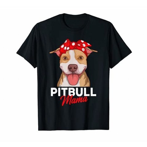 Pittie Mama Pitbull Dog Mom Funny Gifts for the Day T- 셔츠, 단일옵션