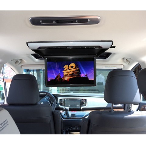 천장 차량용 티비 카니발 TV 뒷자석 자동차용 모니터 차량 태블릿 천장형 천정, 19 인치 베이지 1080P + MP5 1 개
