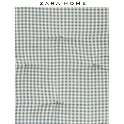 ZARA HOME 자라홈 체크 무늬 소파 커버 45337009445, 70.0 x 7.0 x 220.0, 청록색