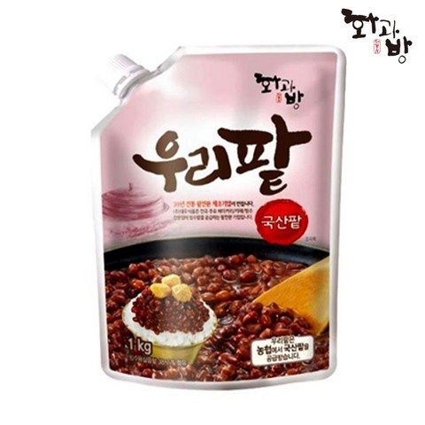 [화과방] 우리팥(파우치) 1kg 국산팥, 1개