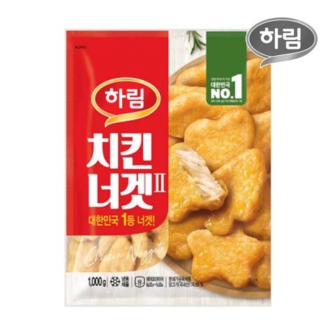 하림 치킨너겟(2), 1000g, 1개