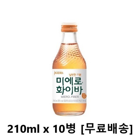 미에로화이바, 210ml, 10개