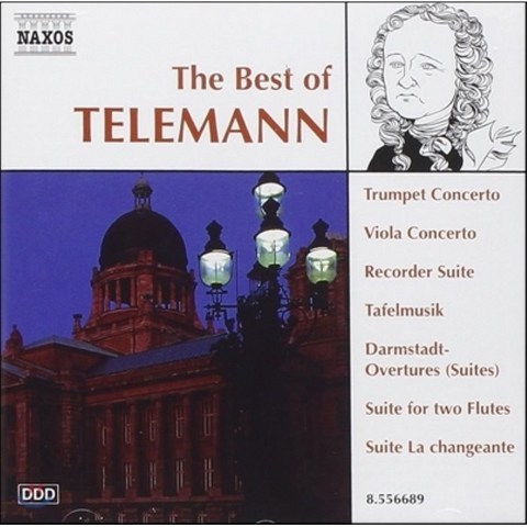 작곡가 베스트 음악 시리즈 - 텔레만 (The Best of Telemann) : 트럼펫 협주곡 비올라 협주곡 리코더 모음곡 타펠무지크