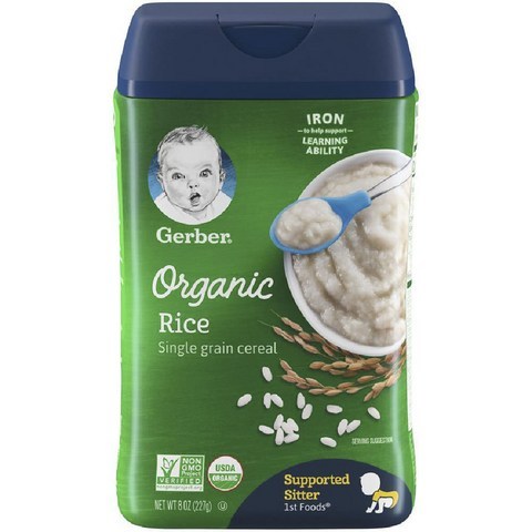 거버 싱글 그레인 시리얼 분말어린이식 227g, 1개, 쌀(Rice)