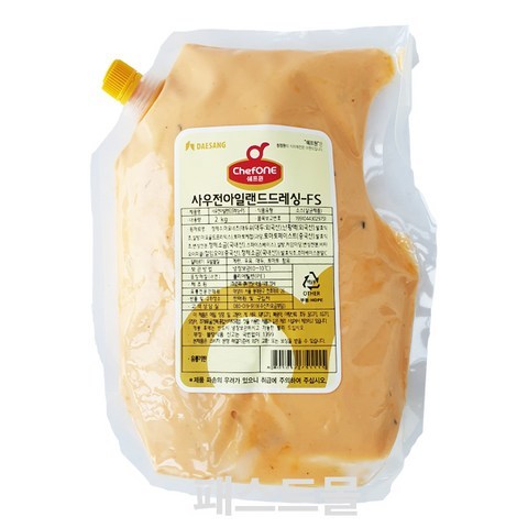 쉐프원 사우전아일랜드드레싱-FS, 1개, 2kg