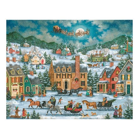 Vermont Christmas Company 버몬트 크리스마스 인 타운 어드벤트 캘린더 in Town Advent Calendar 달력