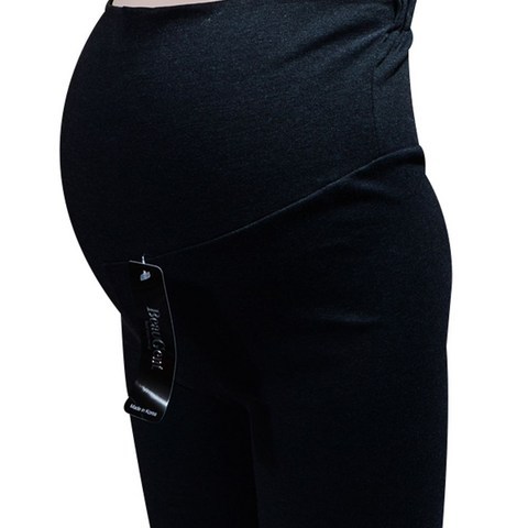 [TP605마켓]스킨센스 면 솔리드 임부복대형 임부내복바지 임부용내의바지 임산부내복 임부내복 임산부내의+[포장훼손]+[반품불가], 검정
