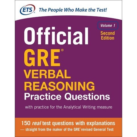 Official GRE Verbal Reasoning Practice Questions Second Edition, McGraw-Hill Education