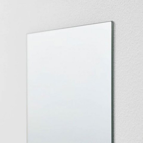 이케아 벽부착거울 안전거울 간단설치 붙이는거울 화장대 샤워부스 전신 욕실 옷장 인테리어, 13x18 cm (104.736.97)