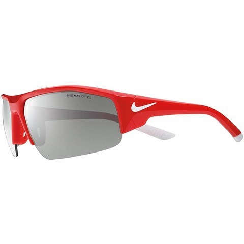 Nike Golf 남성용 Skylon Ace Xv 직사각형 선글라스 University Red / White Frame 75 mm