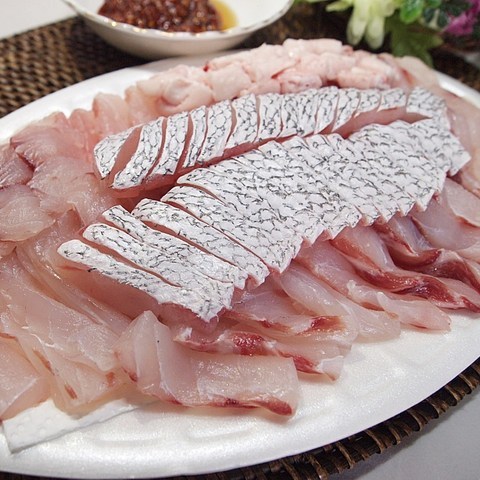 목포 자연산 민어회 450g 부레 숙성회 민어택배, 자연산민어 450g (필렛 덩어리)