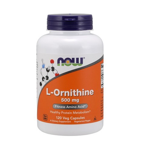 Now Foods L 오르티닌 Ornithine 500mg 120캡슐, 단품