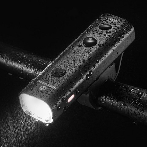 락브로스 USB 충전식 LED 자전거 라이트, 블랙