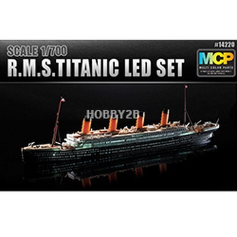 14220 완구 SET LED 전함 세트 R.M.S 타이타닉 1/700, 기본 22f0