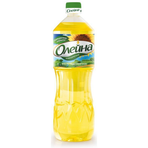 OLEINA SUNFLOWER OIL 올레이나 해바라기 오일 1L 3L 5L, 1병