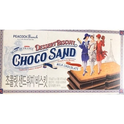 New 피코크 초콜릿 샌드위치 135g