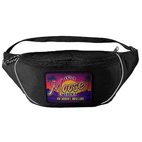It becomes a mousse that you can not understand the waist pack bag. FANNY PACK HIP BUM BAG Adjustable Strap, 본상품