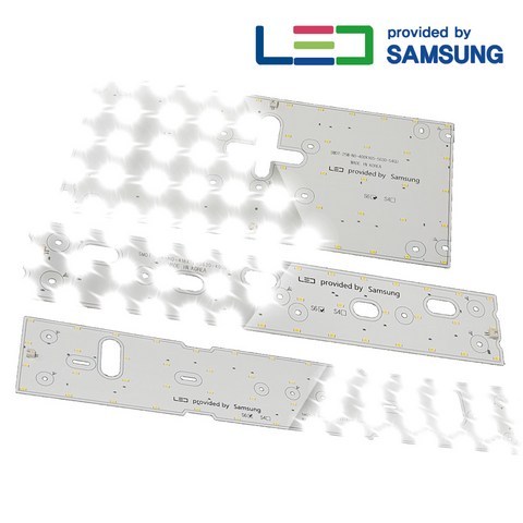 LG이노텍 삼성LED LED모듈 교체용기판 리폼모듈 자석부착 국산모듈, 1세트, ( 삼성칩_S4 주광색 6500K ) 02_사각방등 50W 400*165mm