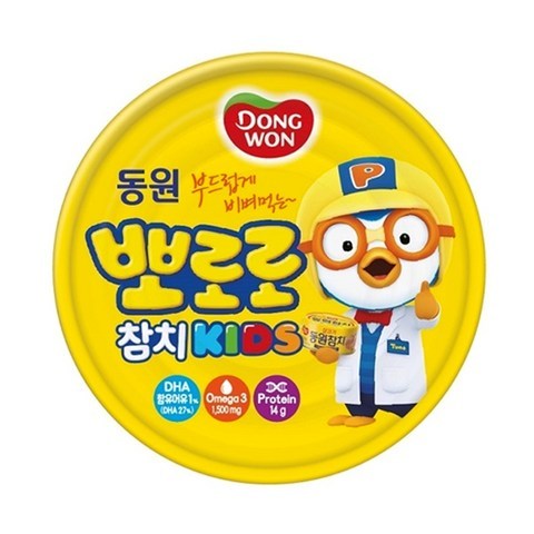 동원 뽀로로 키즈 참치 100g x10캔, 10캔