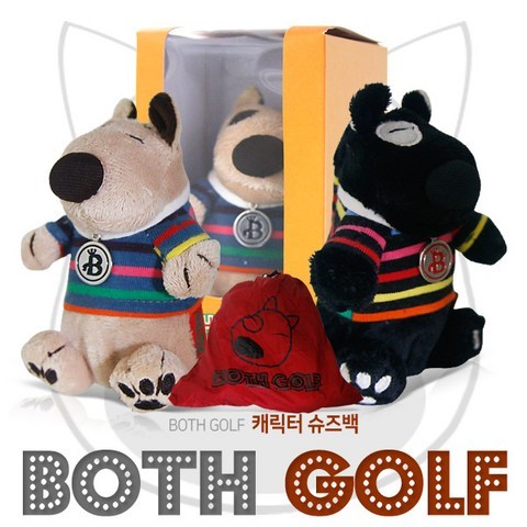 BOTH GOLF 캐릭터 슈즈백, 블랙