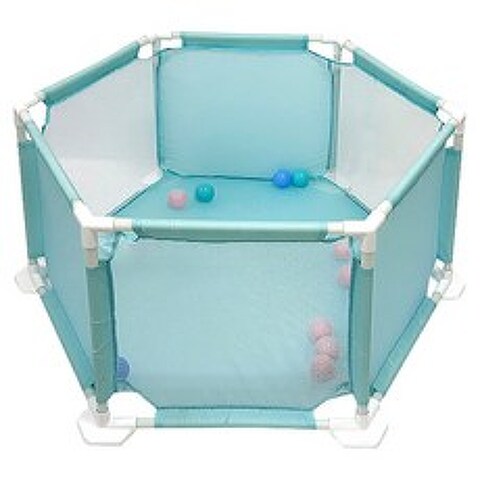 베이비캠프 우리아기 안심놀이터 베이비룸 소형, 혼합 색상