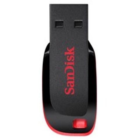 샌디스크 크루저 블레이드 USB 플래시 드라이브 SDCZ50-016G, 64GB, 1개