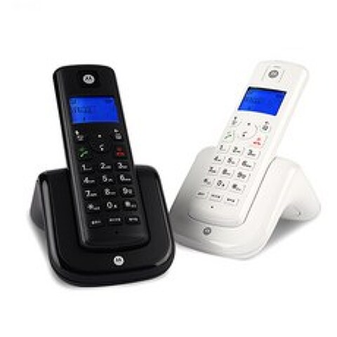 모토로라 디지털 무선전화기 Dual T201A, T201A(화이트 + 블랙)