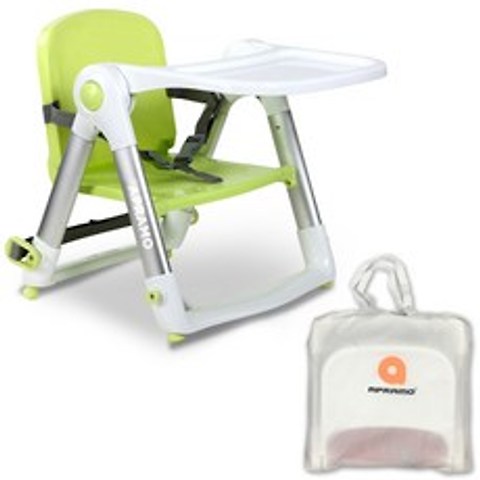 아프라모 플리파 펜톤라벨 휴대용 부스터 유아식탁의자 + 휴대용가방, 라임