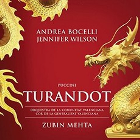 GIACOMO PUCCINI - TURANDOT/ ANDREA BOCELLI ZUBIN METHA 푸치니: 투란도트 - 안드레아 보첼리 EU수입반, 2CD