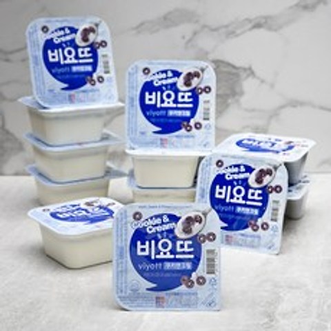 서울우유 비요뜨 쿠키앤크림 요구르트, 12개