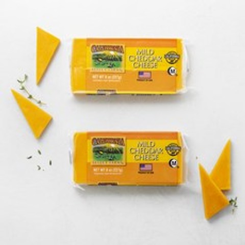 캘리포니아셀렉트팜 퍼시픽 마일드 체다 치즈, 227g, 2개