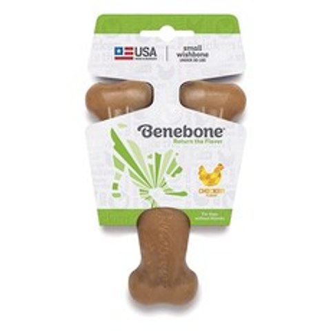 베네본 위시본 치킨맛 강아지 덴탈 장난감 SMALL, 혼합색상, 1개