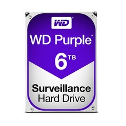 WD PURPLE 보안전용 HDD, WD60PURZ-85ZUFY1, 6TB