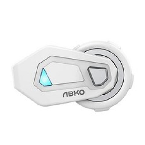 앱코 TPRO 올인원 오토바이 바이크 헬멧 블루투스 헤드셋, 화이트