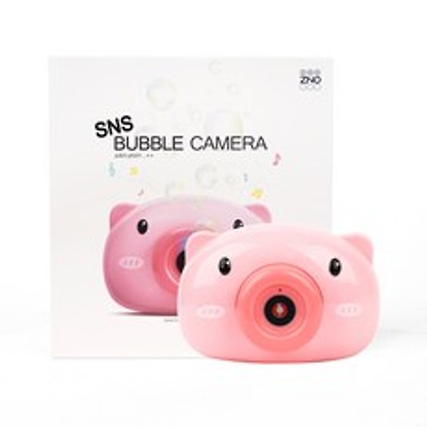 SNS 피그 버블 카메라, 핑크, 1개