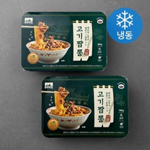 푸딩팩토리 고기짬뽕 (냉동), 540g, 2개