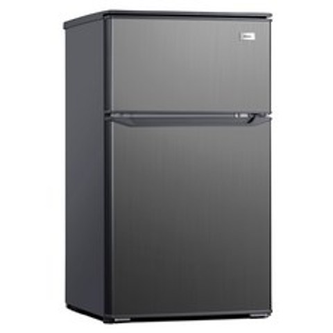하이얼 1등급 미니 소형 냉장고 메탈 85L, HRT90MDM