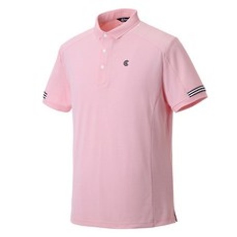 클리브랜드 남성용 골프 UV차단 3단 배색 테잎 반팔 티셔츠 CGKMTS019