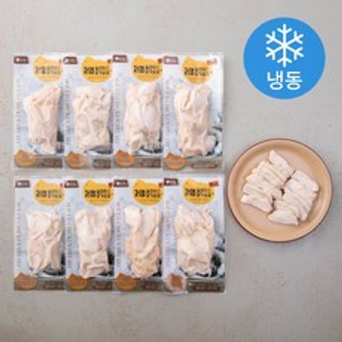 햇살닭 저염 슬라이스 닭가슴살 플러스 (냉동), 100g, 8개