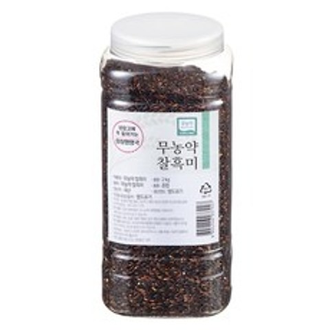 월그그린 싱싱영양통 무농약 검정 찰흑미, 2kg, 1개