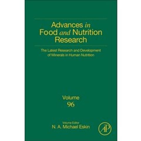(영문도서) The Latest Research and Development of Minerals in Human Nutrition 96 Hardcover, Academic Press, English, 9780128206485