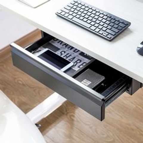 PLAN TM DA02-1 책상 행잉서랍 수납 정리 사무용 컴퓨터책상 보조서랍장, 블랙