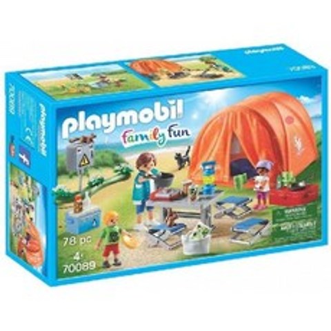 PLAYMOBIL 가족 재미 70089 가족 캠핑 4 년에서